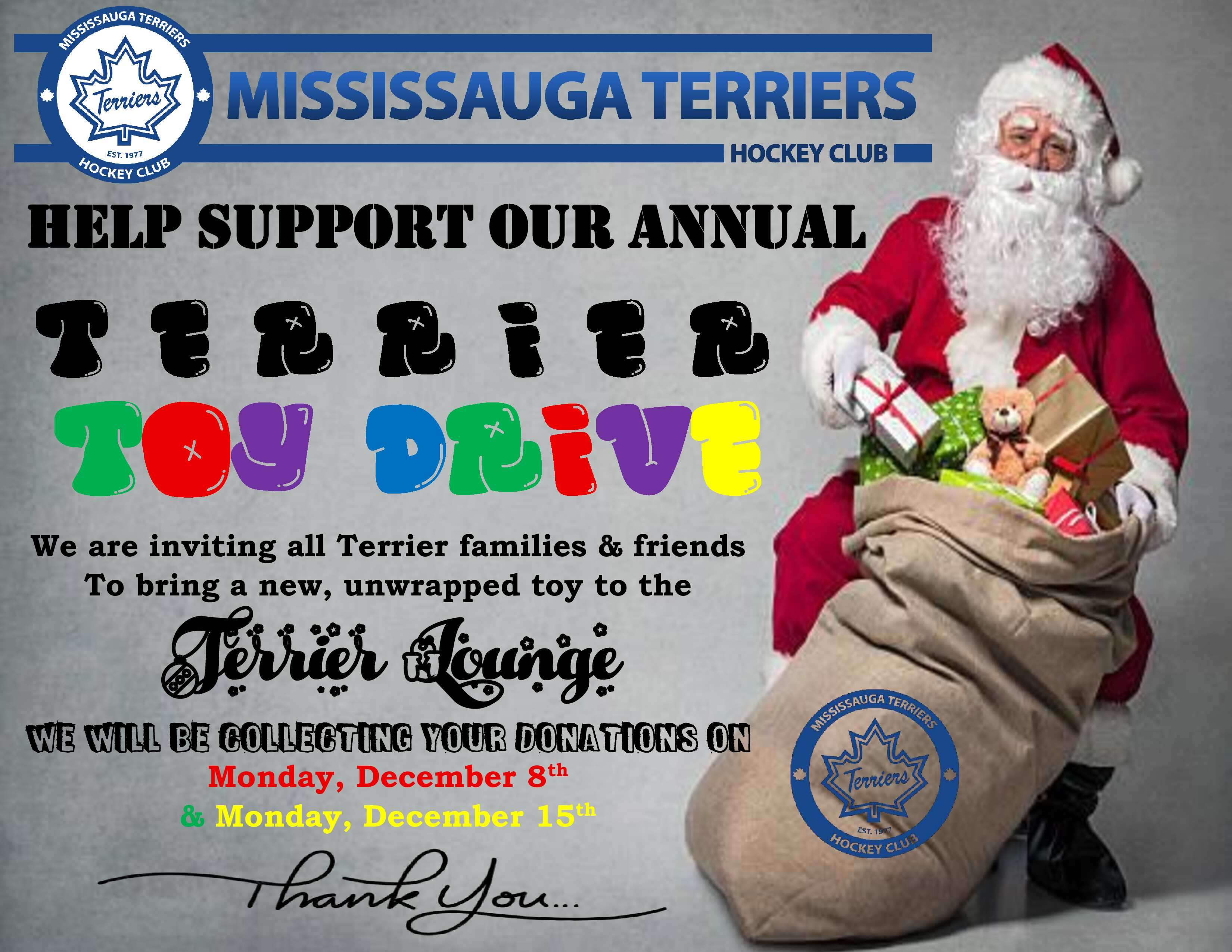 Terrier Toy Drive